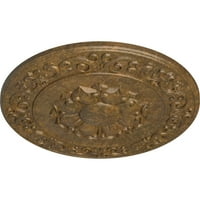 Ekena Millwork 3 4 OD 2 P Sydney mennyezeti medál, kézzel festett dörzsölt bronz