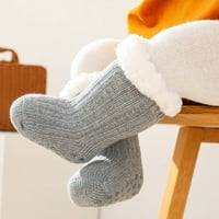 Rövid ujjú ingek lányoknak téli baba fiúk lányok zokni sűrűsödik kötött rövid zokni szilárd meleg pamut gyermek zokni