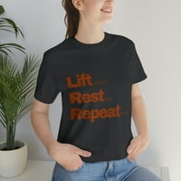 Lift Rest ismételje meg a súlyemelő testépítő pólót S-3XL