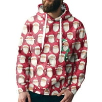 Jiyugala kapucnis pulóver férfi kapucnis pulóver Hosszú ujjú őszi és téli Szabadidő utazás sport karácsonyi kapucnis