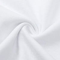 Női ingek alkalmi nyári tunika felső legénység nyak Hosszú ujjú Alkalmi Egyszínű Fehér L