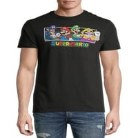 Nintendo férfi Super Mario Crew grafikus póló