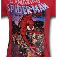 Férfi Marvel Spiderscene grafikus póló, 3XL méretig kapható