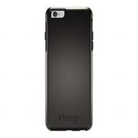 OtterBo Symmetry Series Apple iPhone Plus-hátlap mobiltelefonhoz-polikarbonát, szintetikus gumi-fekete