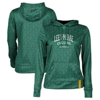 Női zöld seprű-McRae Bobcats atlétikai pulóver kapucnis pulóver