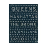 Védjegy Szépművészet 'Bronx' vászon művészete, John W. Golden