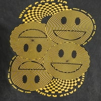 Smileys és Zen csontváz férfi és nagy férfi nyakkendő grafikus pólók, 2 csomag