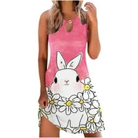 Tavaszi ruhák Női Női Boho virágos nyomtatott ruha nyári ujjatlan póló strand Mini ruhák Vestido Mujer