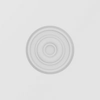 Ekena Millwork 6 W 6 H 3 4 P Standard Sedgwick Bullseye rozetta négyzet alakú élekkel
