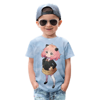 Kém család kék gyerekek fiúk rövid ujjú 3D pólók felsők ruhák Baby Boys nyomtatás pólók gyermek ruházat gyerekek Cartoon