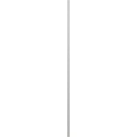 Ekena Millwork 3 4 W 50 H Mid-America vinil, TailMade Két egyenlő panel, emelt panel redőnyök, W telepítés redőnyök,-fehér
