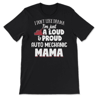 Autószerelő Anya póló-hangos és büszke Mama
