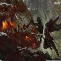 Dungeons And Dragons-Drizzt vs Demogorgon fali poszter, 14.725 22.375