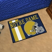 Notre Dame egységes indító szőnyeg 19 x30