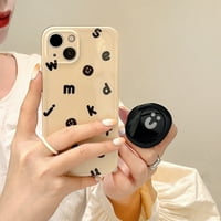 Toyella krémes ábécé szilikon telefon tok krémes ábécé Smiley Iphone 11pro Max
