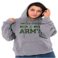 Hadsereg katona veterán büszke büszkeség kapucnis pulóver női férfiak Brisco Brands 2x