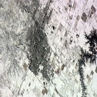Műholdas kilátás Amarillo, Texas, hóval borított Poszter Nyomtatás Stocktrek Images