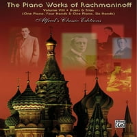 Rachmaninov Zongoraművei, Vol: művek egy zongorára négy kéz és egy zongora Si kéz