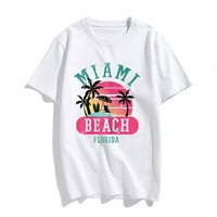 Retro Cool Miami Beach Férfi Női Florida Beaches Póló