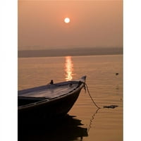 Posterazzi DPI1827541NAGY hajó a vízben Varanasi India Poszter Nyomtatás Keith Levit, - nagy