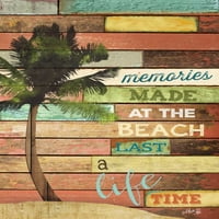 Beach Memories Plakát nyomtatás Marla Rae