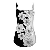 Ruha női divat nyári alkalmi mellény ujjatlan Retro Florwer nyomtatás laza tartály nagy strand ruha fekete 5XL 95%