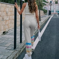 Női nadrág Női nyomtatott Elasztikus derék alkalmi hárem nadrág hosszú nadrág Női nadrág