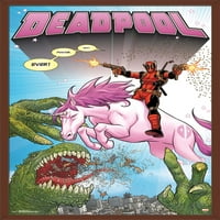 Marvel Comics-Deadpool-Egyszarvú Fali Poszter, 22.375 34