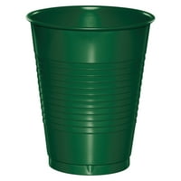 Hunter Green Oz műanyag csészék számítanak a vendégeknek